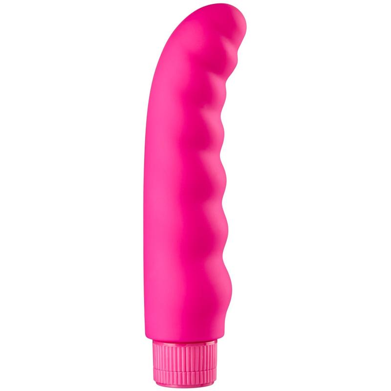 Wave Klassisk Dildo Vibrator - Rosa Tilbud fra Baseks