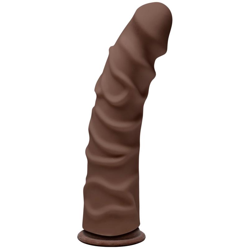 Ragin D Ultraskyn Dildo 22,5 cm - Brun fra Doc Johnson
