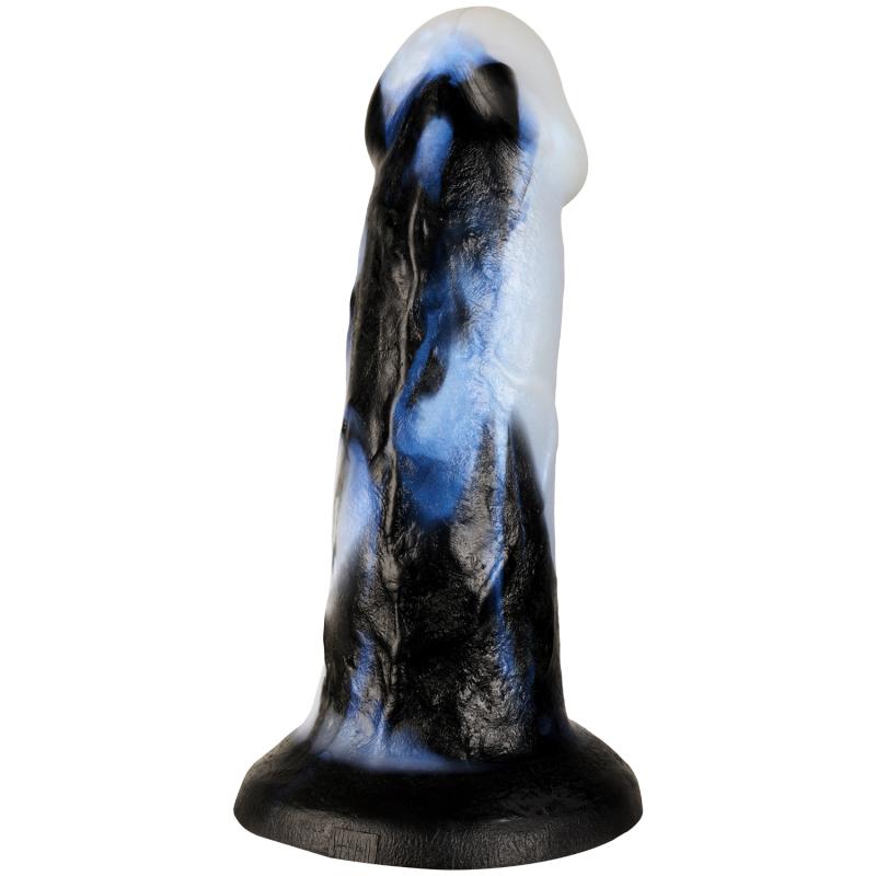 Buck Midnight Pearl Vixskin Dildo - Blød Silikone, 17,5 cm