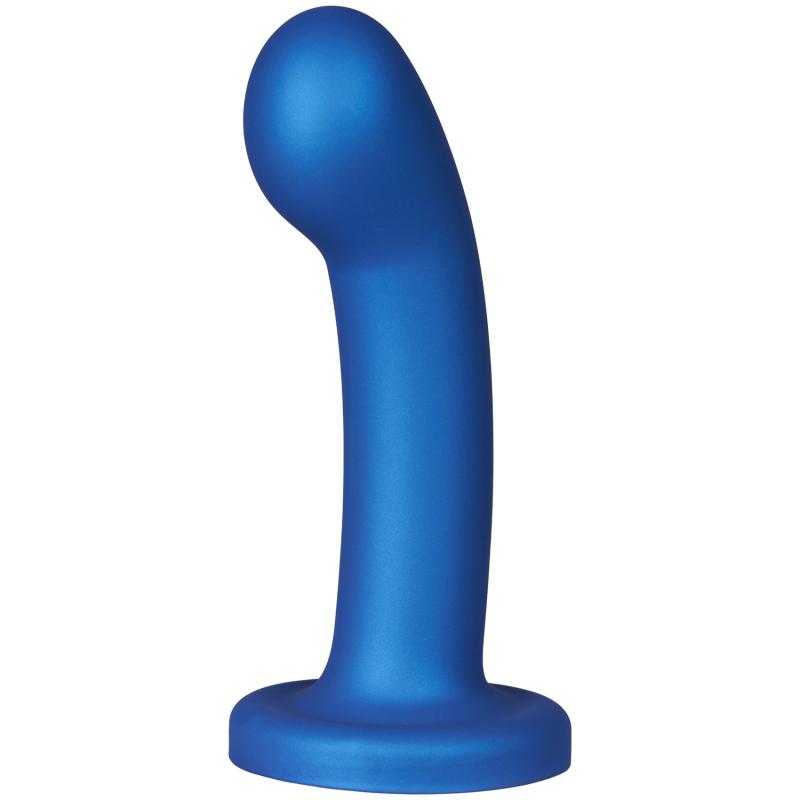 Metallic Blue G-punkts Dildo 14,1 cm - Tilbud til Kvinder