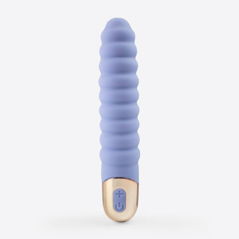 Kraftig Lilla Dildo Vibrator fra Amina - Must-Have!