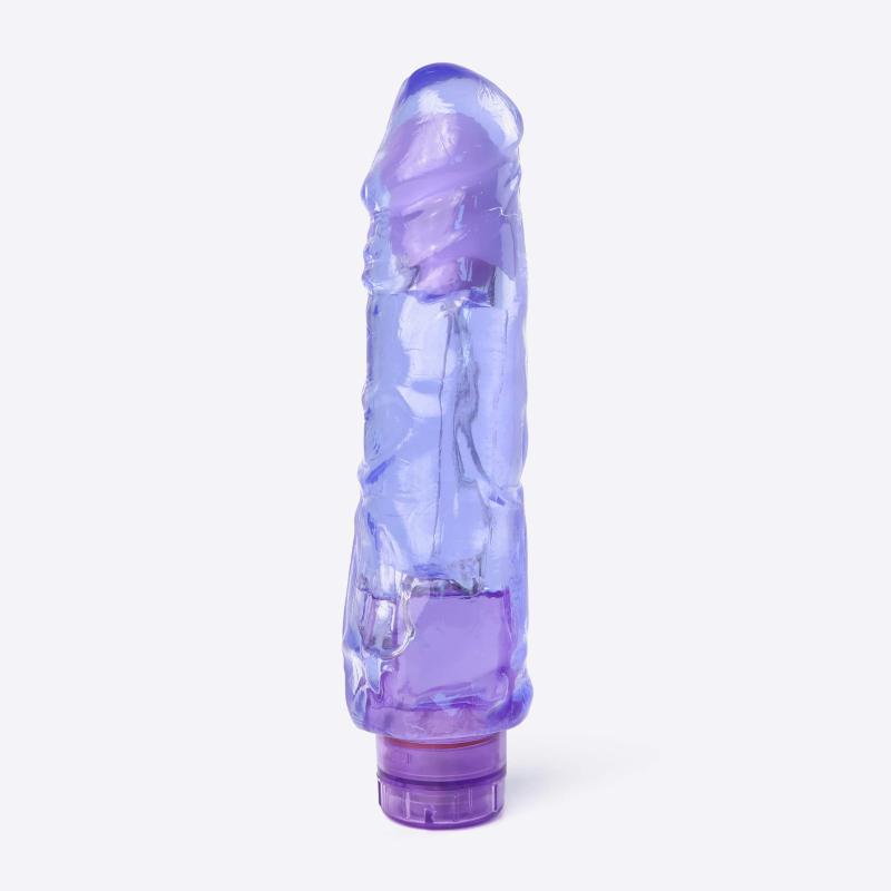Jelly Lilla Realistisk Silikone Dildo med Vibrator 23,5 cm