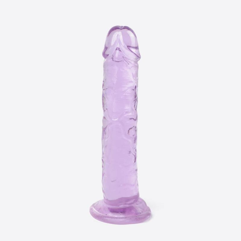 Fleksibel Lilla Jelly Dildo 16 Cm fra Ohasis - Maksimal Nydelse