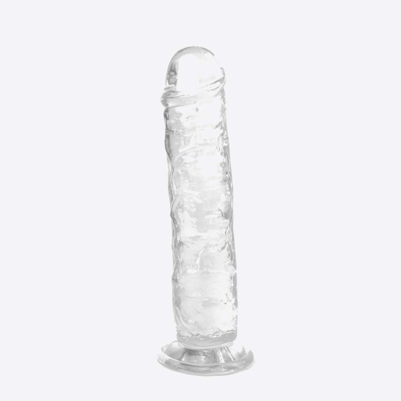 Gennemsigtig Jelly Dildo 18 cm fra Ohasis - Maksimal Nydelse