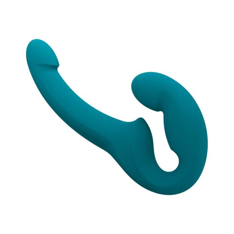 Share Lite Dobbelt Dildo i Blå - Fantastisk Tilbud!