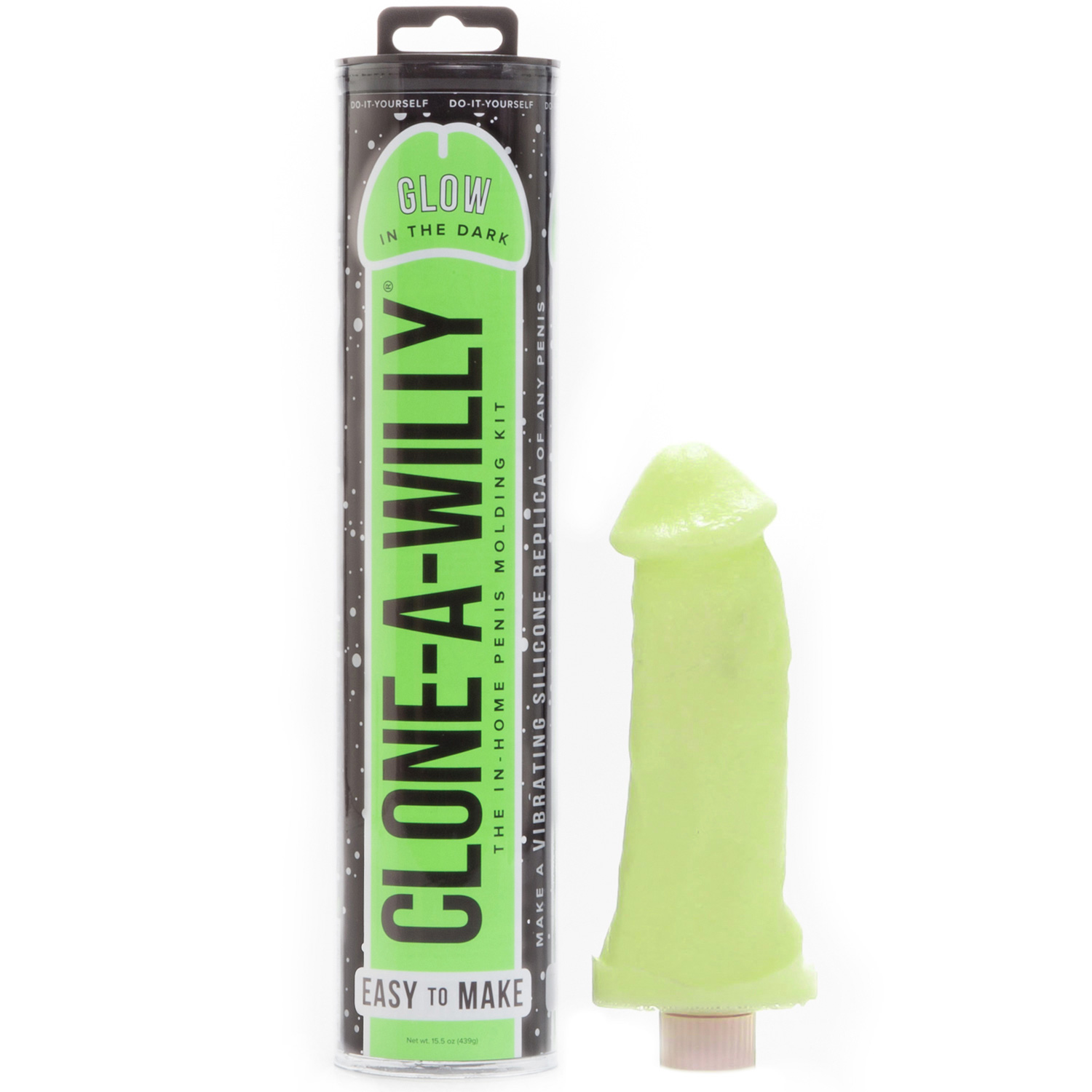 Clone A Willy Diy Homemade Dildo Clone Kit Glow In The Dark Green   Grøn fra Clone-a-willy