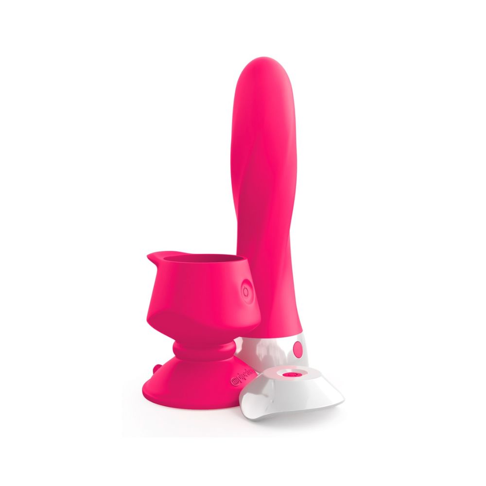 3some Wall Banger Deluxe   Dildo Vibrator Med Sugekop