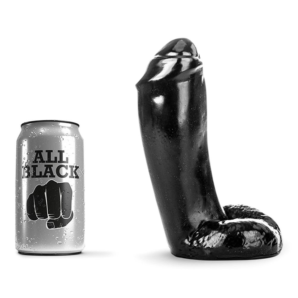 46     Tyk Og Realistisk Dildo fra All Black