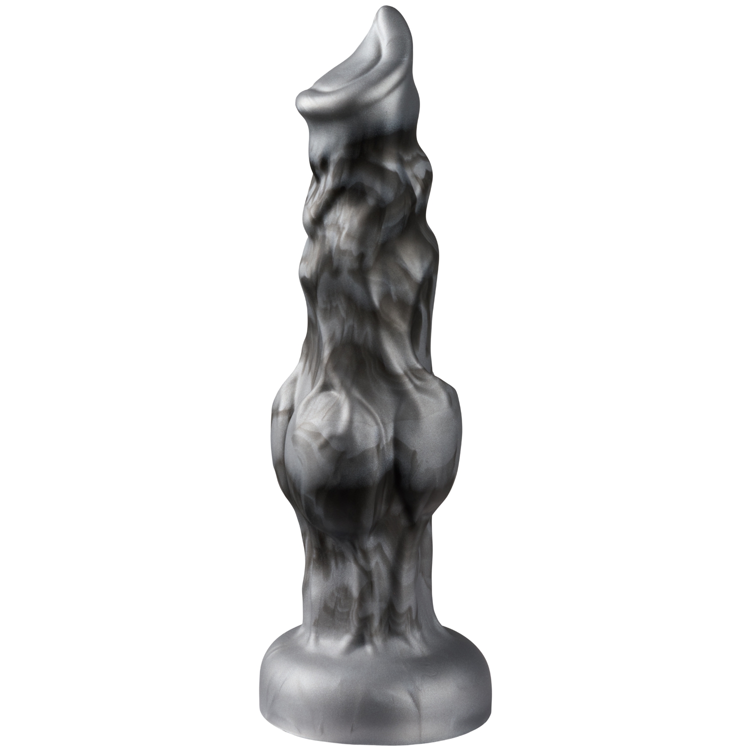 Night Prowler Silikone Dildo   Grey   M fra Creature Cocks
