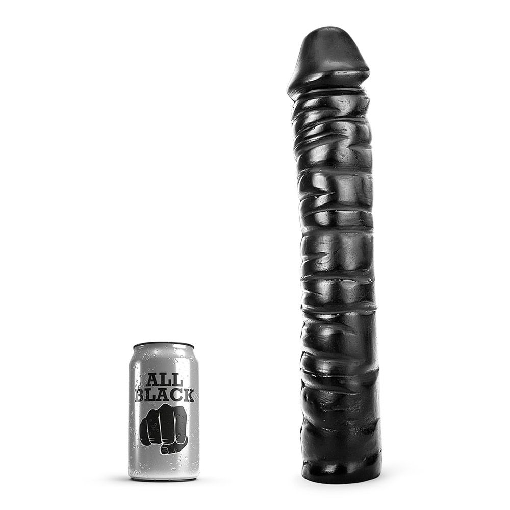 51 Stor & Bred Dildo fra All Black
