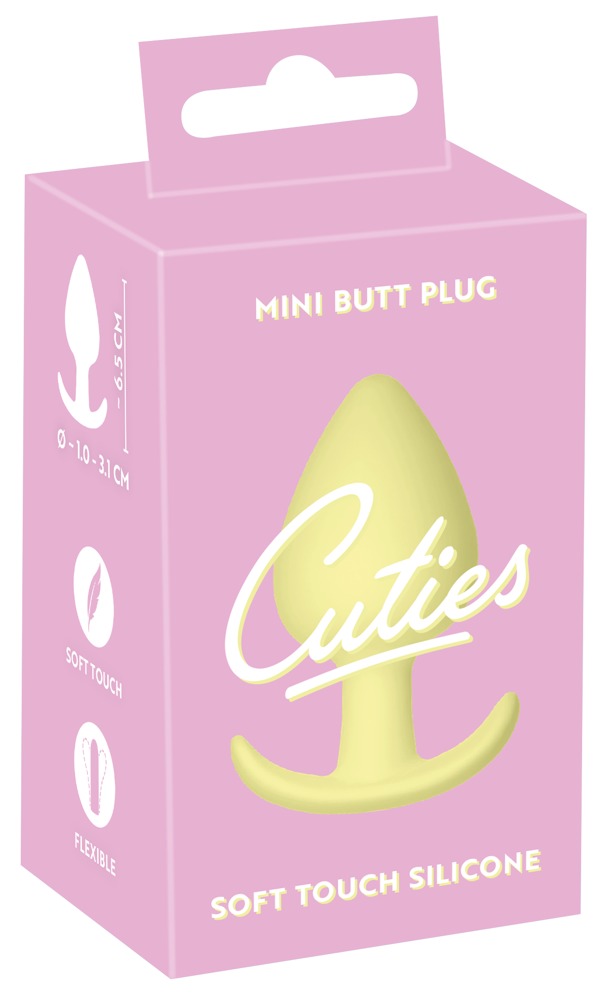 Cuties Mini Butt Plug   Gul