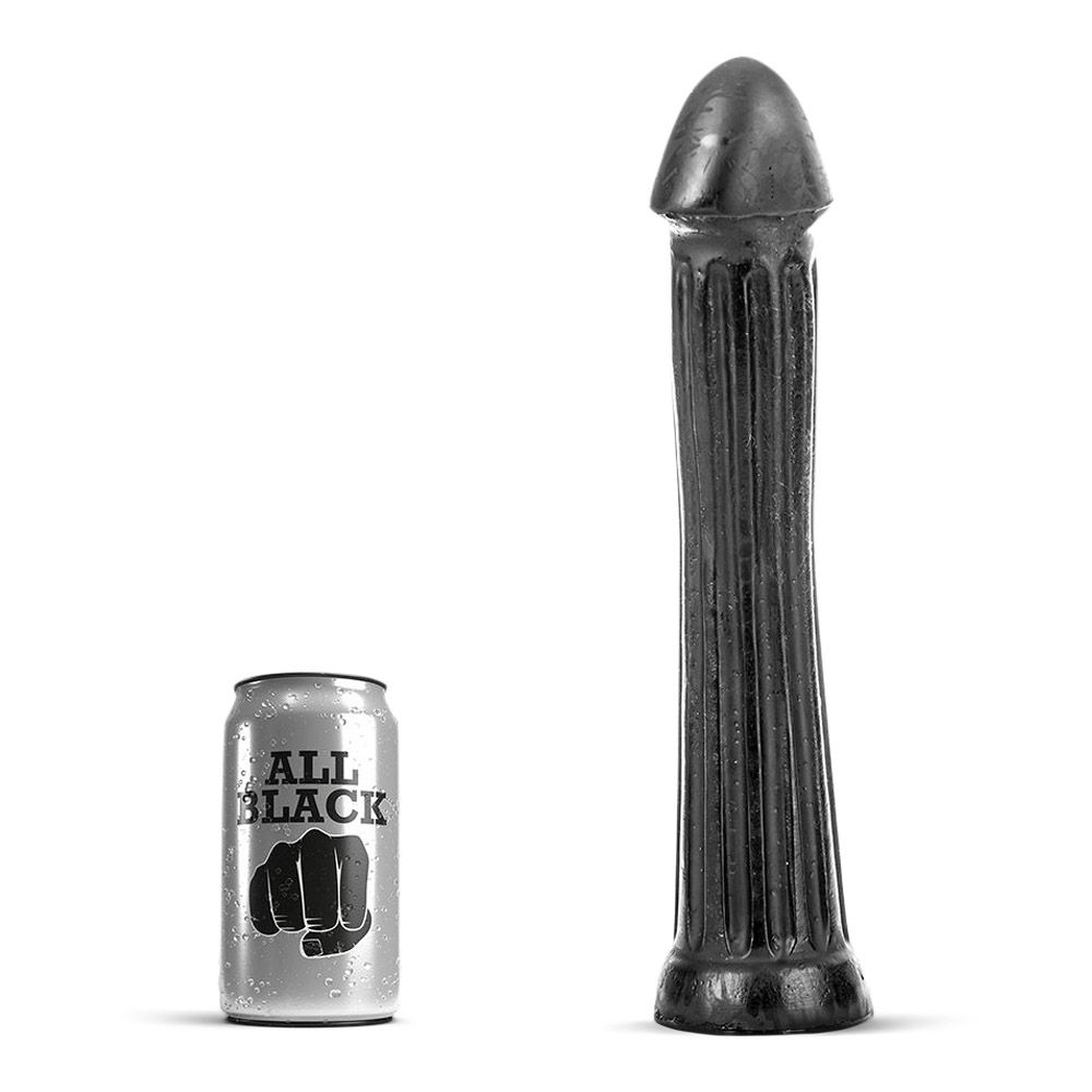 30   Lang Dildo fra All Black