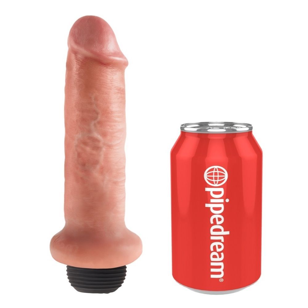 6â Squirting Cock     Realistisk Dildo fra King Cock