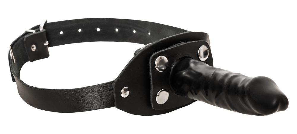 Latex Gag Med Aftagelig Yderdildo fra Zado