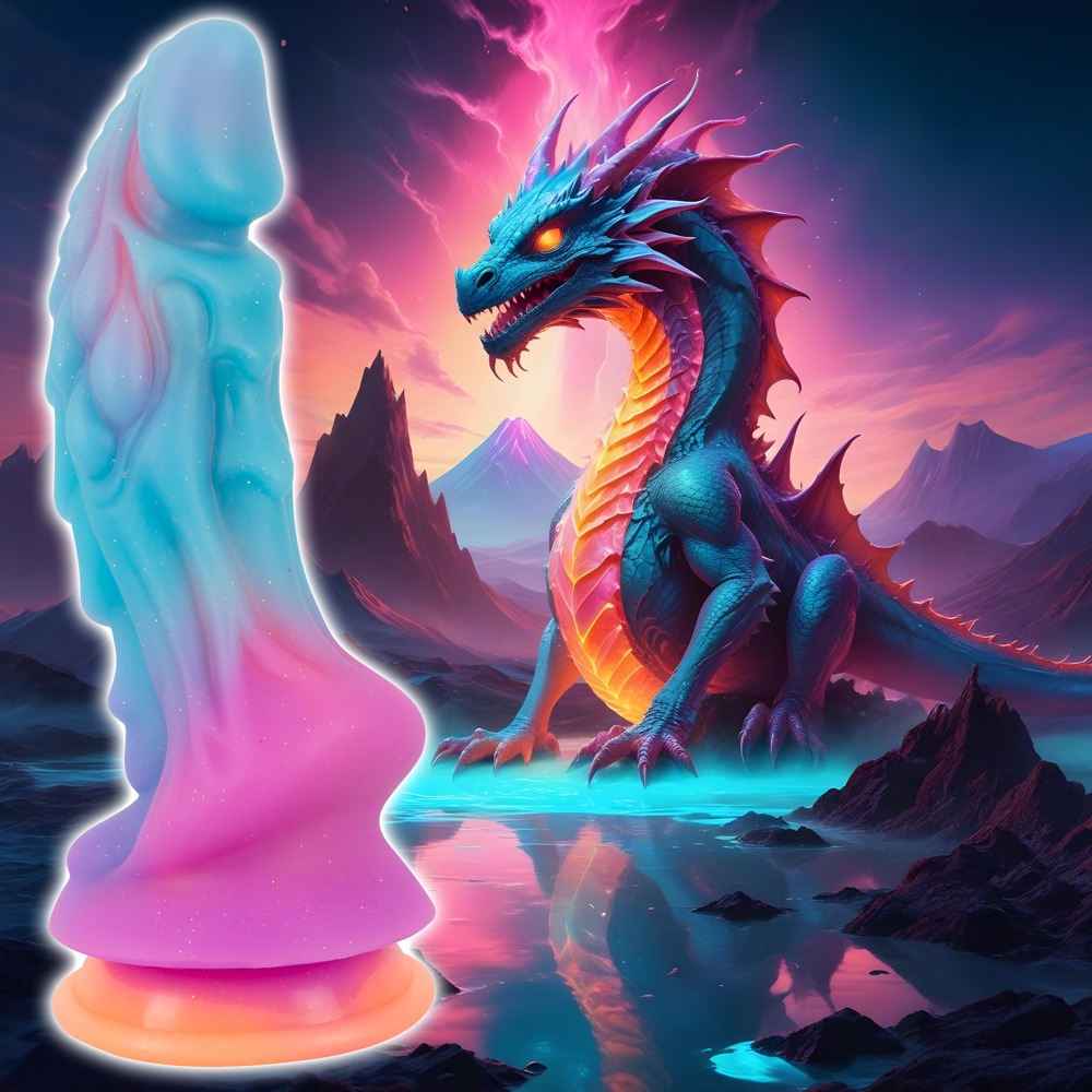 Dildo "mystic Dragon" Med Sugebase fra Beasty Cocks