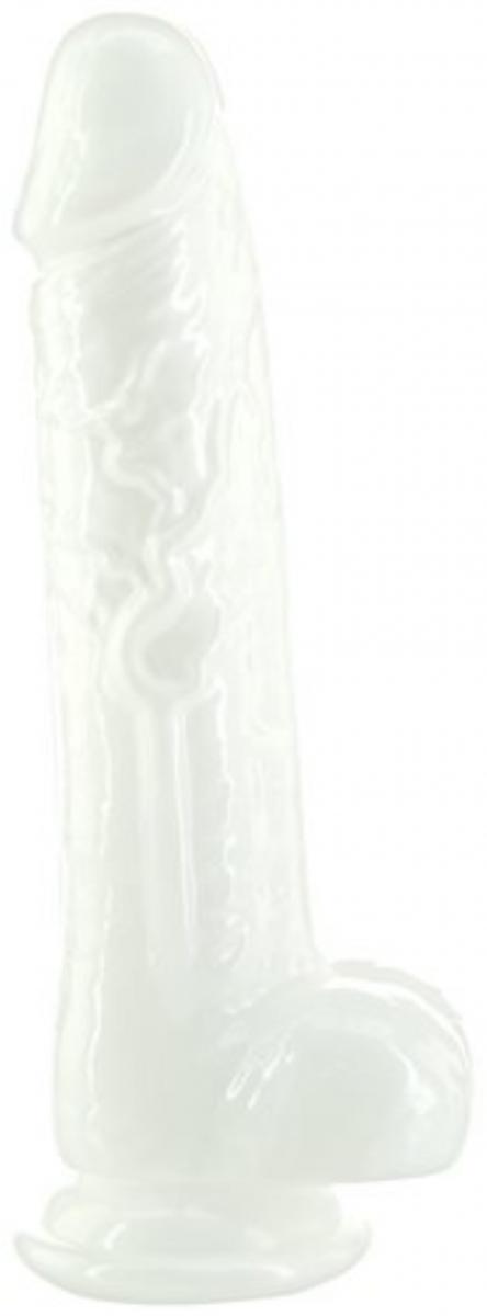 Addiction   Pearl Dildo Med Sugekop 20cm